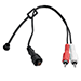 GARMIN AUDIO CABLE, 305MM, 7-PIN TO RCA-REPLACEMENT