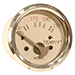 VDO ALLENTARE WHITE/GREY 250F WATER TEMPERATURE GAUGE-USE W/MARINE 450-29 OHM SENDER-12V