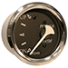 VDO ALLENTARE BLACK TRIM GAUGE-FOR USE W/MERCURY/VOLVO/YAMAHA 2001+ ENGINES-12V-CHROME BEZEL