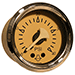 VDO ALLENTARE TEAK 40PSI MECHANICAL WATER PRESSURE GAUGE