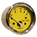 VDO ALLENTARE YELLOW/BLUE 80PSI OIL PRESSURE GAUGE-USE W/MARINE 240-33 OHM SENDER-12V