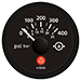 VDO VIEWLINE ONYX 400 PSI/25 BAR GEAR PRESSURE GAUGE 12/24V-USE WITH VDO SENDER
