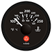 VDO VIEWLINE ONYX 250F/120C WATER TEMPERATURE GAUGE 12/24V-USE WITH VDO SENDER