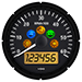 VDO VIEWLINE ONYX 6,000 RPM 3-3/8