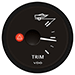 VDO VIEWLINE ONYX TRIM GAUGE 12/24V-MERCURY/VOLVO PENTA /2001+ YAMAHA