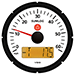 VDO VIEWLINE IVORY 60MPH SUMLOG (SPEED/DEPTH/TEMP) 3-3/8