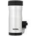 THERMOS STAINLESS STEEL, VACUUM INSULATED DRINK TEA TUMBLER W/TEA INFUSER-12 OZ.