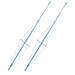 RUPP 20' SINGLE SPREADER SIDEKICK OUTRIGGER POLES, SILVER/SILVER, PAIR