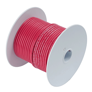 ANCOR RED 1/0 AWG TINNED COPPER BATTERY CABLE, 25'