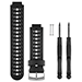GARMIN REPLACEMENT WATCH BANDS-WHITE & BLACK