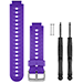 GARMIN REPLACEMENT WATCH BANDS-PURPLE STRIKE