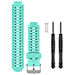GARMIN REPLACEMENT WATCH BANDS, BLUE FROST SILICONE