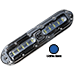 SHADOW-CASTER SCM-10 LED UNDERWATER LIGHT W/20' CABLE - 316 SS HOUSING - ULTRA BLUE