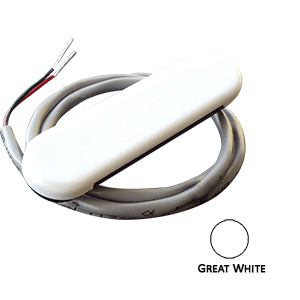SHADOW-CASTER COURTESY LIGHT w/2' LEAD WIRE, WHITE ABS COVER, GREAT WHITE, 4-PACK