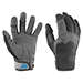 MUSTANG TRACTION FULL FINGER GLOVE - GRAY/BLUE - MEDIUM