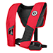 MUSTANG DLX 38 DELUXE MANUAL INFLATABLE PFD - RED/BLACK
