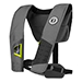MUSTANG DLX 38 DELUXE AUTOMATIC INFLATABLE PFD - GRAY/FLUORESCENT YELLOW
