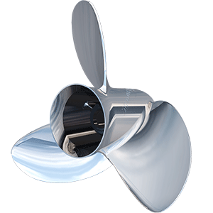 TURNING POINT EXPRESS MACH3 OS LEFT HAND STAINLESS STEEL PROPELLER - OS-1617-L - 15.6" X 17" - 3-BLADE