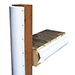 DOCK EDGE PILING BUMPER - ONE END CAPPED - 6' - WHITE