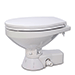 JABSCO QUIET FLUSH RAW WATER TOILET - COMPACT BOWL - 12V