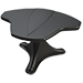 KING JACK w/MOUNT DIRECTIONAL HDTV ANTENNA, BLACK