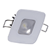 LUMITEC SQUARE MIRAGE DOWN LIGHT, WHITE DIMMING, RED/BLUE NON-DIMMING, GLASS HOUSING, NO BEZEL