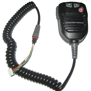 STANDARD HORIZON REPLACEMENT VHF MIC f/GX2000B, GX2100B, GX2150B, GX2200B, BLACK