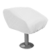 TAYLOR MADE FOLDING PEDESTAL BOAT SEAT COVER, VINYL WHITE