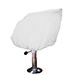 TAYLOR MADE HELM/BUCKET/FIXED BACK BOAT SEAT COVER, VINYL WHITE