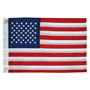 TAYLOR MADE 12" X 18" DELUXE SEWN 50 STAR FLAG