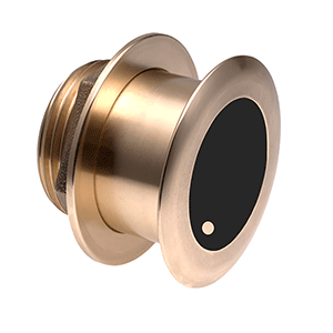 AIRMAR B164 BRONZE THRU-HULL TRANSDUCER w/HUMMINBIRD #9 PLUG, 7-PIN, 12-DEG