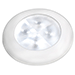 HELLA MARINE SLIM LINE LED 'ENHANCED BRIGHTNESS' ROUND COURTESY LAMP - WHITE LED - WHITE PLASTIC BEZEL - 12V