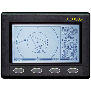 CLIPPER AIS PLOTTER/RADAR, REQUIRES GPS INPUT & VHF ANTENNA