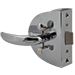 SOUTHCO COMPACT SWING DOOR LATCH, CHROME, NON-LOCKING