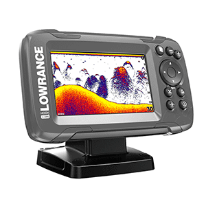 LOWRANCE HOOK2-4X GPS BULLET FISHFINDER WITH TRACK PLOTTER