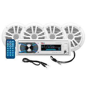 BOSS AUDIO MCK632WB.64 PACKAGE AM/FM DIGITAL MEDIA RECEIVER, 2 PAIRS OF 6.5" SPEAKERS & ANTENNA