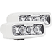 RIGID INDUSTRIES SR-Q SERIES PRO HYBRID-SPOT LED - SURFACE MOUNT - PAIR - WHITE