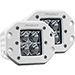 RIGID INDUSTRIES D-SERIES PRO HYBRID-FLOOD LED - FLUSH MOUNT - PAIR - WHITE