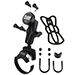 RAM MOUNT STRAP CLAMP ROLL BAR MOUNT W/ X-GRIP MOUNT