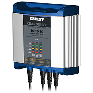 GUEST ON-BOARD BATTERY CHARGER 30A / 12V, 3 BANK, 120V INPUT