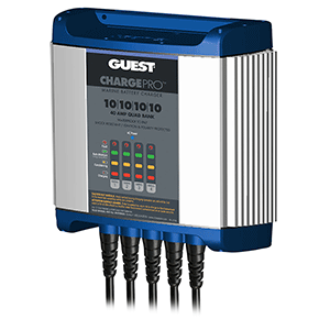 GUEST ON-BOARD BATTERY CHARGER 40A / 12V, 4 BANK, 120V INPUT