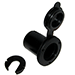 DUAL PRO A/C PLUG INLET W/MOUNTING HARDWARE