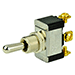 BEP SPDT CHROME PLATED TOGGLE SWITCH, (ON)/OFF/(ON)