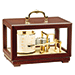 BARIGO BAROGRAPH RECORDING INSTRUMENT BRASS & MAHOGANY