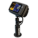 NAVPOD PEDASTAL POD RAM SERIES PRE CUT FOR HUMMINBIRD HELIX 9 HELIX 10 -CARBON BLACK