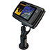 NAVPOD PEDASTAL POD RAM SERIES PRE CUT FOR HUMMINBIRD HELIX 12 -CARBON BLACK