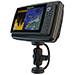 NAVPOD POWER POD W/ RAM MOUNT PRE CUT FOR HUMMINBIRD HELIX 12 -CARBON BLACK