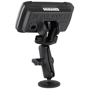 RAM MOUNT B SIZE 1" COMPOSITE FISHFINDER MOUNT FOR THE LOWRANCE HOOK2 SERIES
