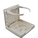 ATTWOOD FOLD UP DRINK HOLDER SINGLE RING WHITE