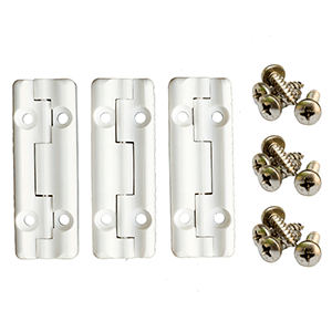 COOLER SHIELD REPLACEMENT HINGE FOR IGLOO COOLERS, 3 PACK